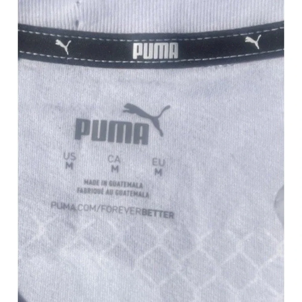 Copa America T Shirt Mens Sz Medium White USA 2024 Conmebol Puma Cumbre‎ Graphic